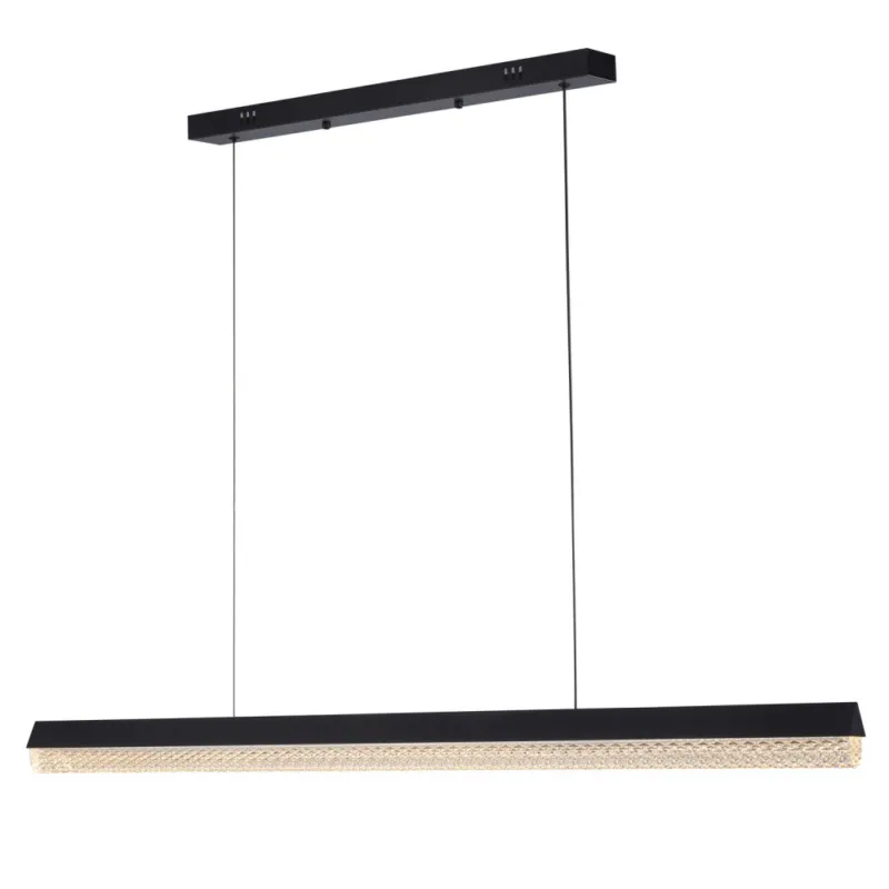 Lampa wisząca podłużna z kryształkami Anabella LED 120cm czarna Step Into Design Super okazja