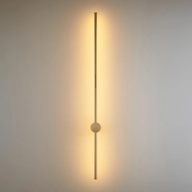 Kinkiet pionowy minimalistyczny Sparo LED 100cm złoty połysk Step Into Design Super okazja