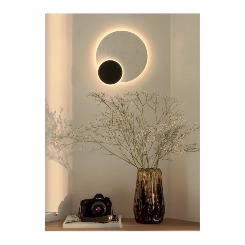 Kinkiet okrągły z trawertynu Travertino LED 3000K 28x25cm MaxLight Oferta czasowa