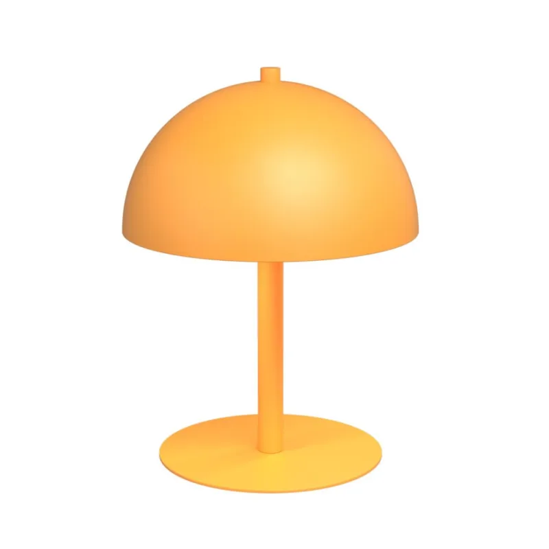 Wybór klientów Lampa stołowa grzybek Mogu 18cm H24cm pomarańczowa Emibig