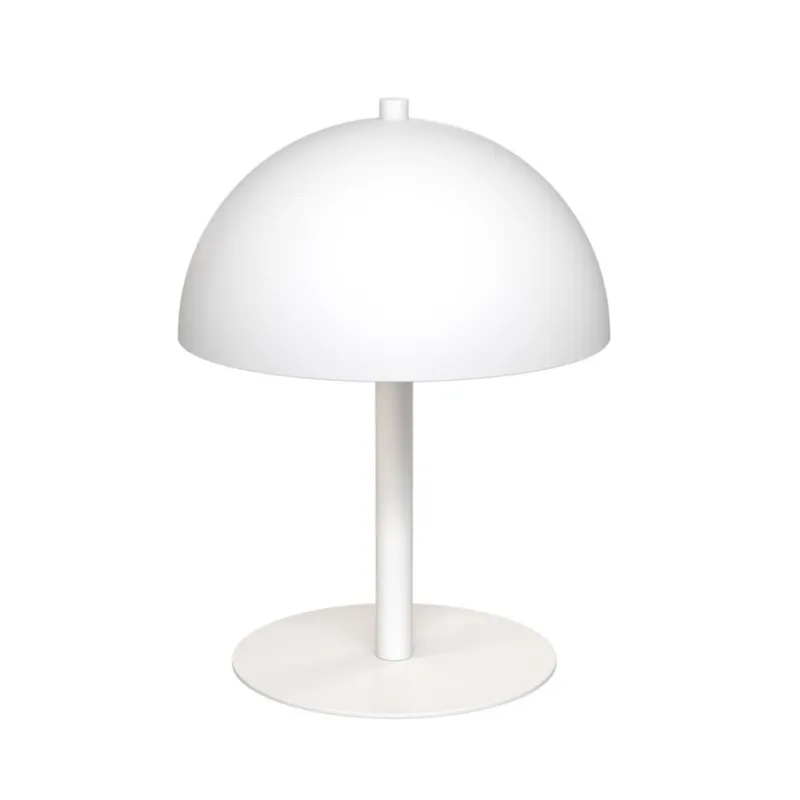 Sprawdź teraz Lampa stołowa grzybek Mogu 18cm H24cm biała Emibig