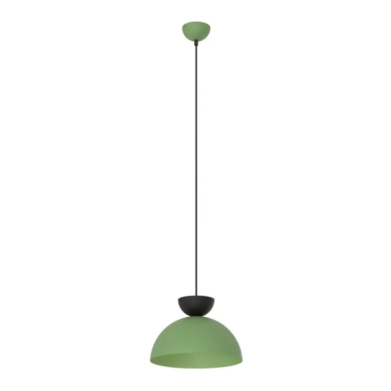 Dodaj do koszyka Lampa wisząca metalowa Lunaro 30cm zielony / czarny Emibig