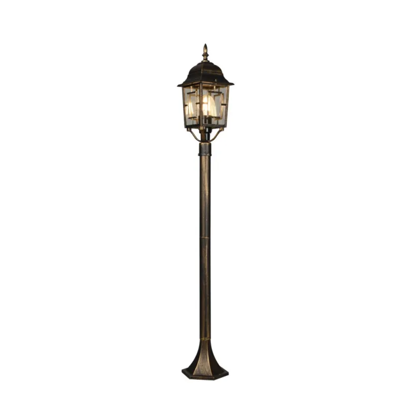 Dostępne od ręki Lampa zewnętrzna latarnia Volturno 100cm rdzawy antyczny Trio