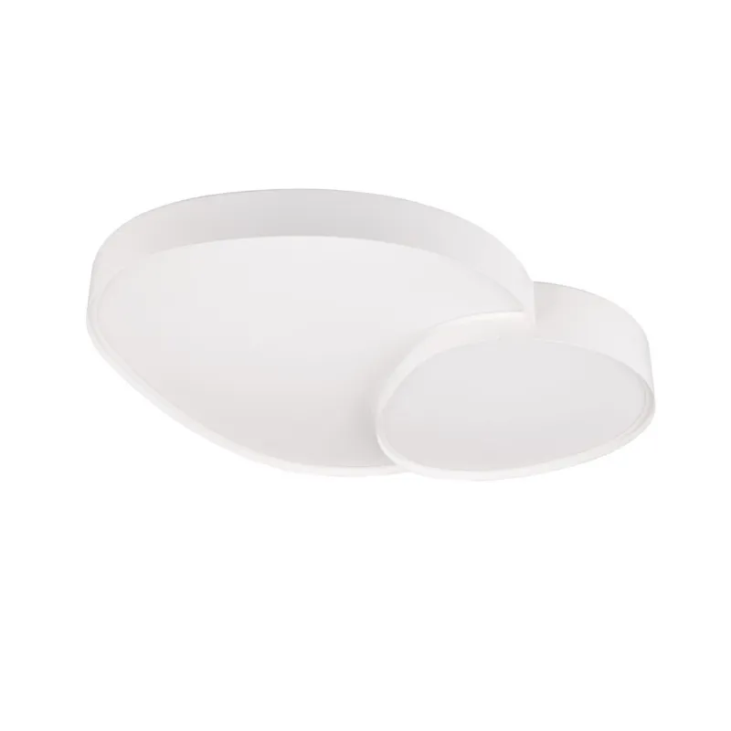 Bestseller Plafon z pilotem nowoczesny Rise LED 70x66cm biały Trio