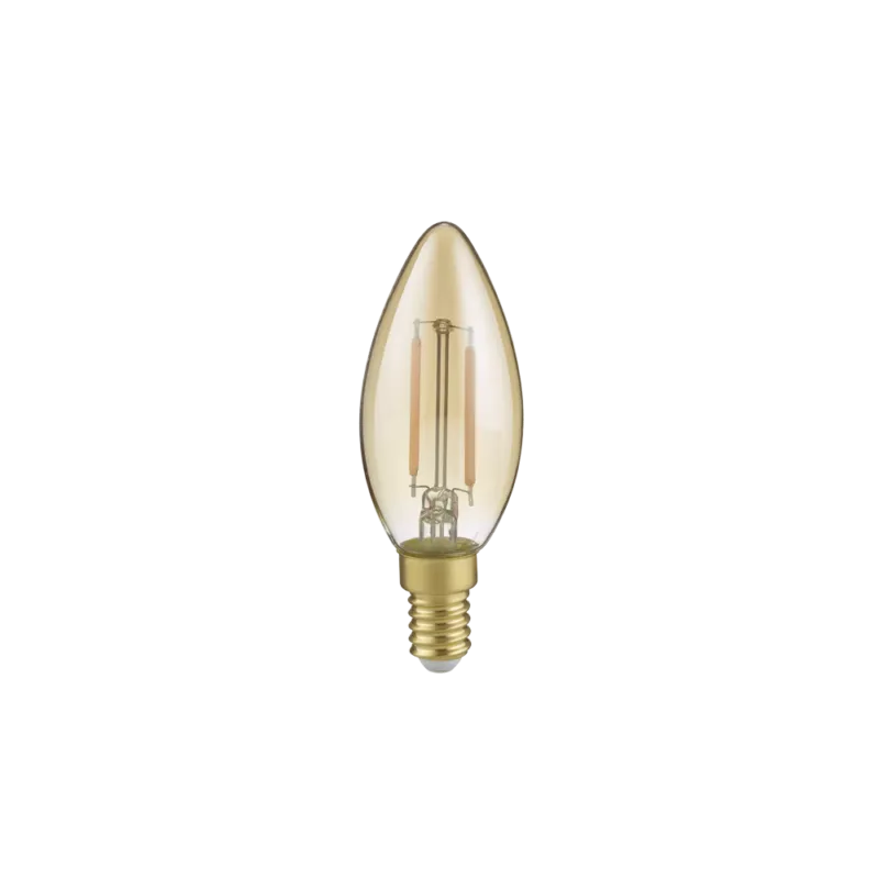 Cena promocyjna Żarówka LED E14 2W 225lm 2700K 3,5cm bursztynowa 989-279 Trio