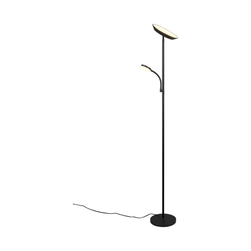 Sprawdź teraz Lampa podłogowa z lampką do czytania Specter LED 178cm czarna Reality