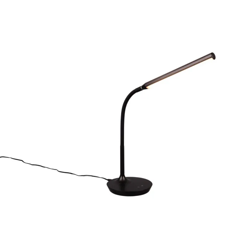 Lampa biurkowa z regulacją światła Toro LED czarny Reality Rabat