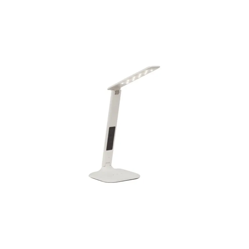 Lampa biurkowa z zegarem Glenn Led Biała Brilliant Kup teraz