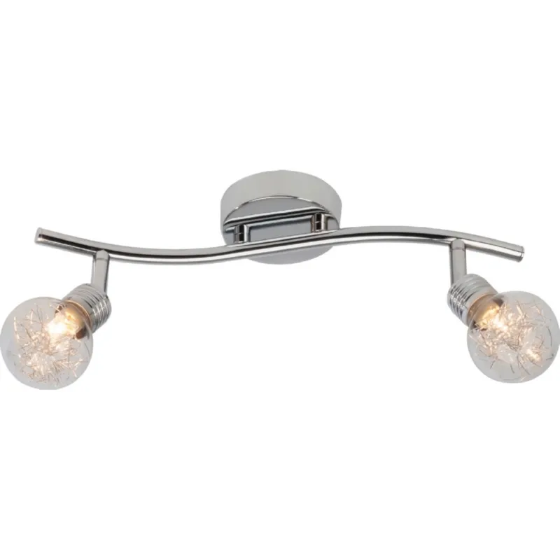 Szybka dostawa Plafon szklany glamour Bulb II Chrom Brilliant