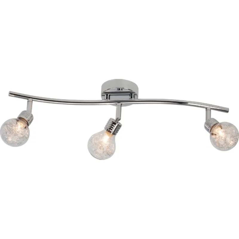 Plafon szklany glamour Bulb III Chrom Brilliant Wybór klientów