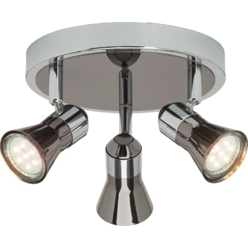 Ostatnia szansa Reflektor sufitowy nowoczesny Jupp III Led Chrom/Czarny Brilliant