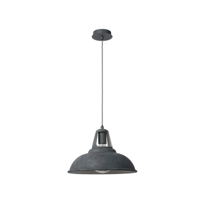 Bezpieczne zakupy Lampa wisząca industrialna Markit 35 Szara Lucide