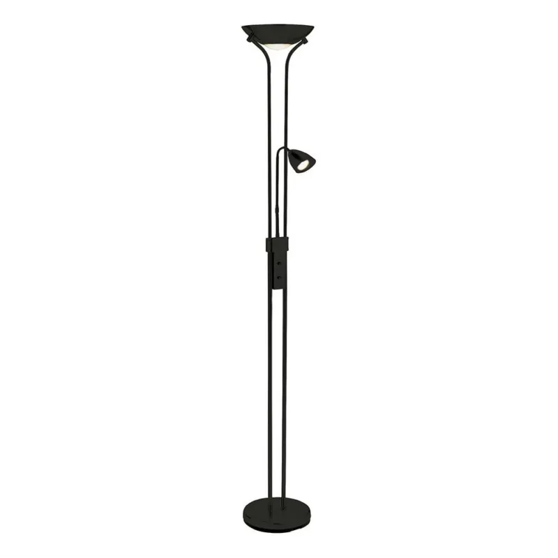 Obniżka ceny Lampa podłogowa z lampką do czytania Detroit Czarna Markslojd