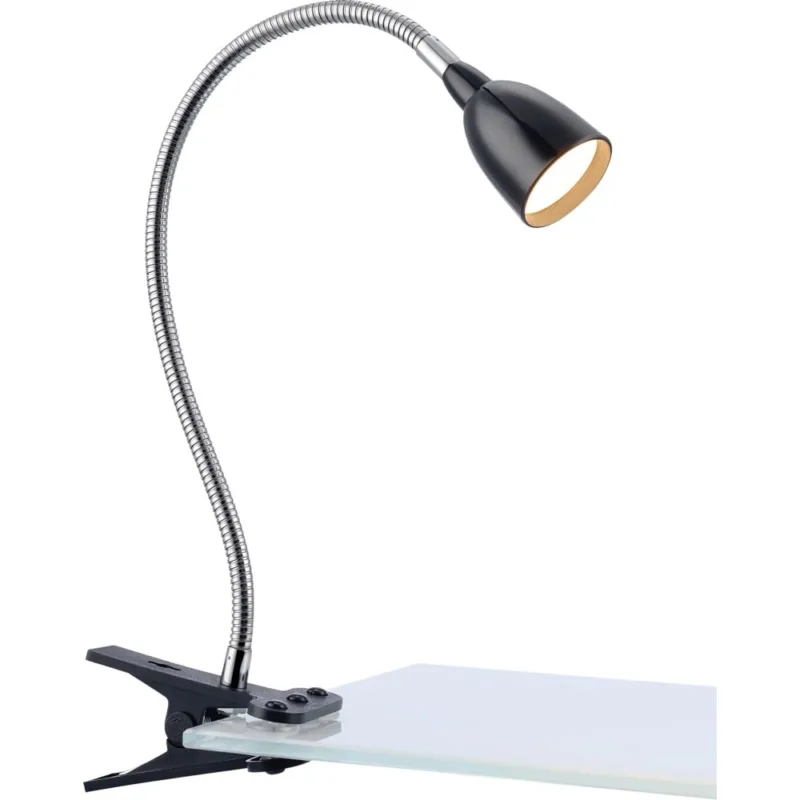 Ekspresowa dostawa Lampka Klips Tulip LED Czarna Markslojd
