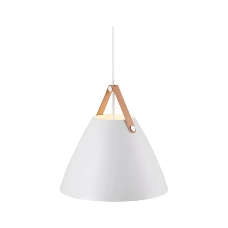 Lampa skandynawska wisząca Strap 36 Biała Dftp Łatwy zwrot