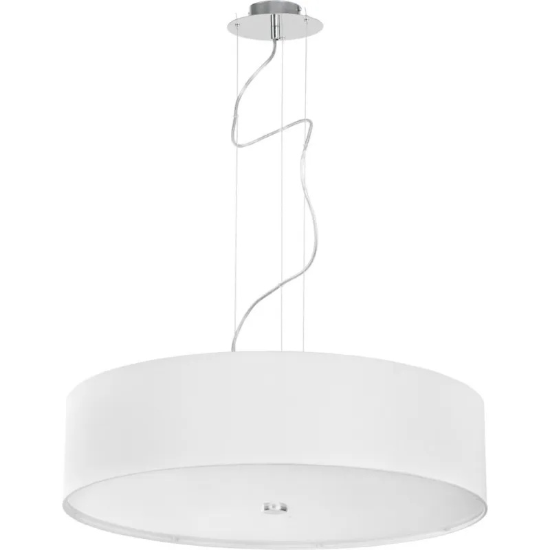Lampa wisząca okrągła z abażurem Viviane 63 Biała Nowodvorski Dodaj do koszyka