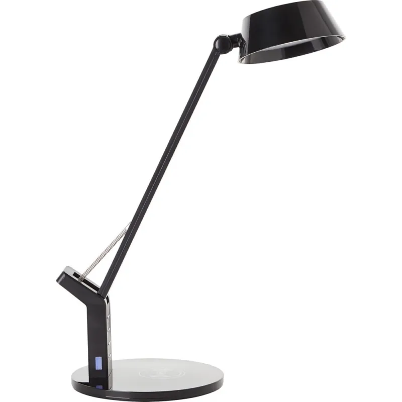 Nowość Lampa biurkowa z ładowarką indukcyjną Kaila LED czarna Brilliant