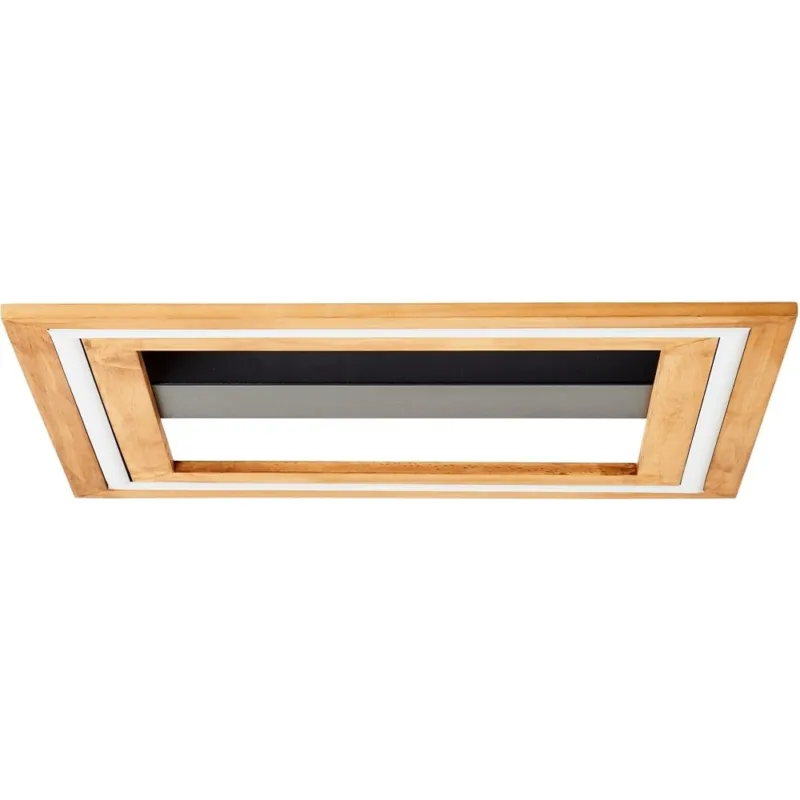 Plafon nowoczesny z drewnem Rhea LED 45cm Brilliant Tani