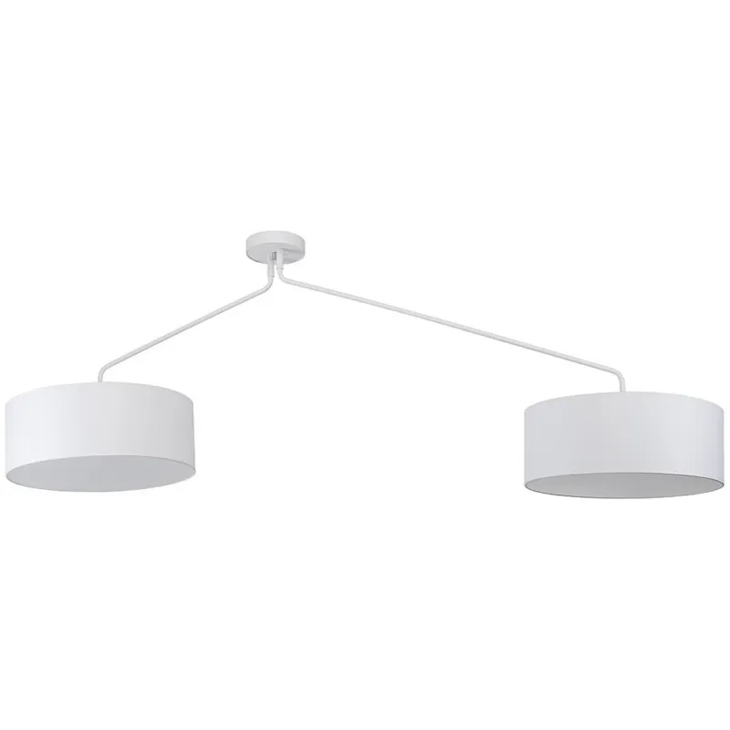 Dostępne od ręki Lampa sufitowa na wysięgnikach z abażurami Falcon II biała Nowodvorski