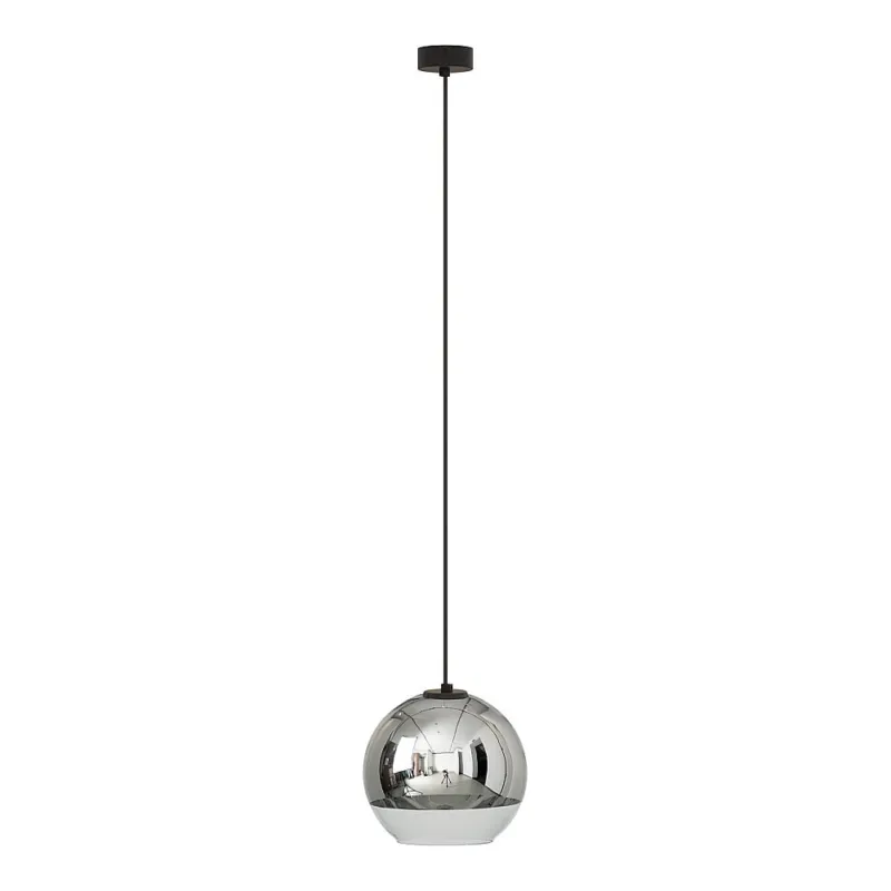 Ograniczona ilość Lampa wisząca szklana kula Globe II 20cm chrom Nowodvorski