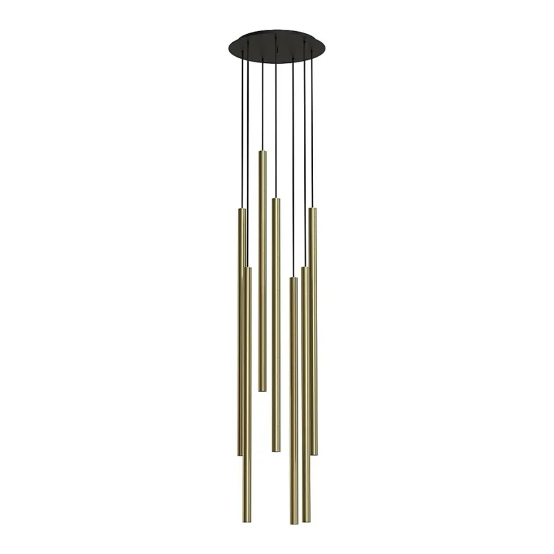Lampa wiszące tuby Laser VII 30cm mosiężna Nowodvorski Okazja