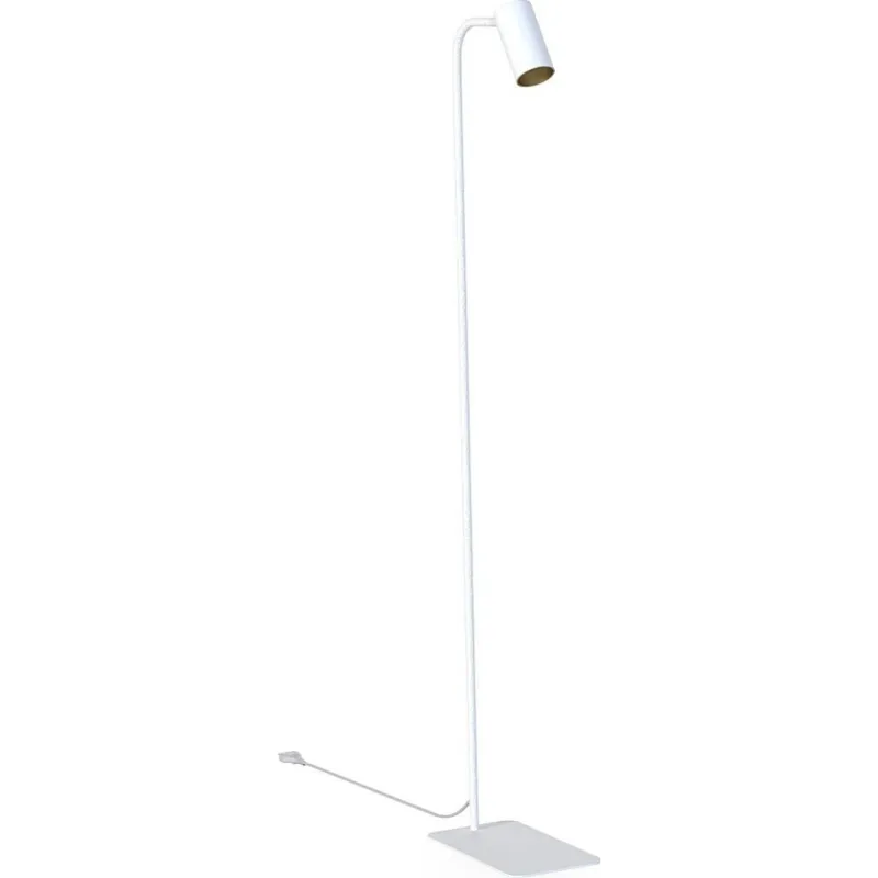 Dostępne od ręki Lampa podłogowa minimalistyczna Mono biały/złoty Nowodvorski