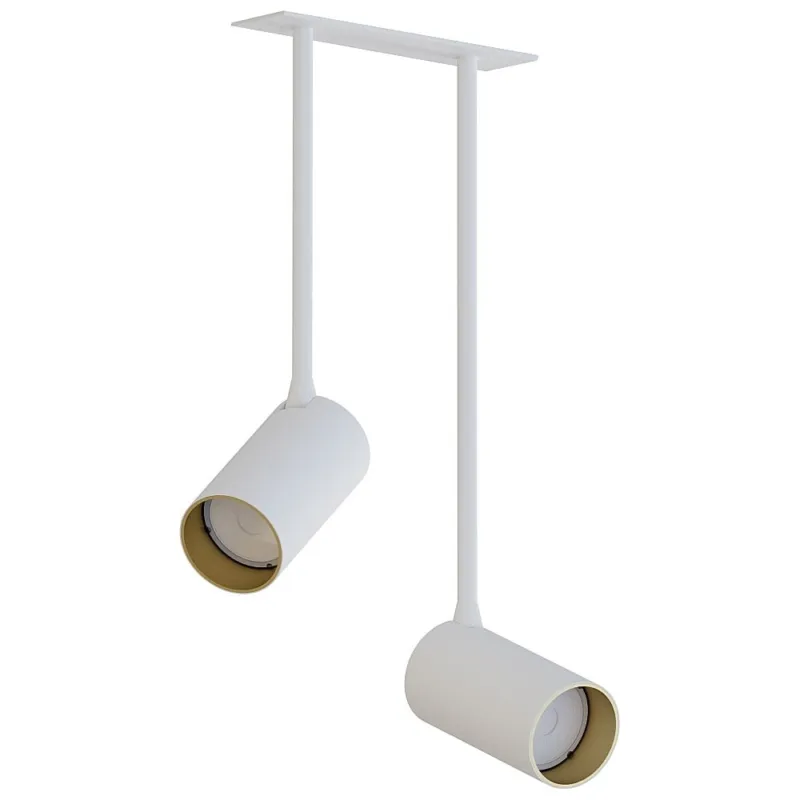 Zamów teraz Lampa podtynkowa Mono Long II biały/złoty Nowodvorski