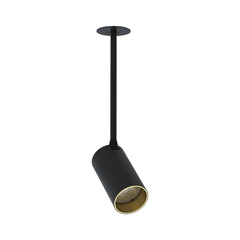 Bezpieczna płatność Lampa podtynkowa Mono Long 29cm czarny/złoty Nowodvorski