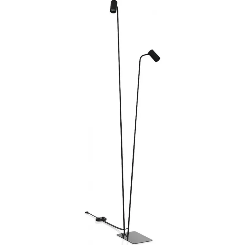 Bestseller Lampa podłogowa podwójna Mono czarna Nowodvorski