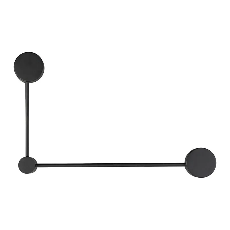 Zniżka Kinkiet dekoracyjny minimalistyczny Orbit II 52cm czarny Nowodvorski