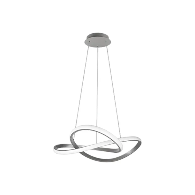 Popularny Lampa wisząca nowoczesna Course LED 60cm nikiel Reality