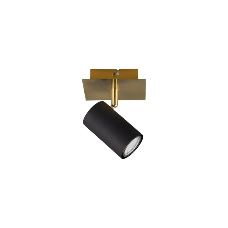 Bestseller Reflektor sufitowy glamour Marley czarny/złoty Trio
