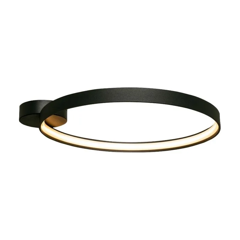 Dodaj do koszyka Plafon nowoczesny Circle LED 55cm czarny mat Zumaline