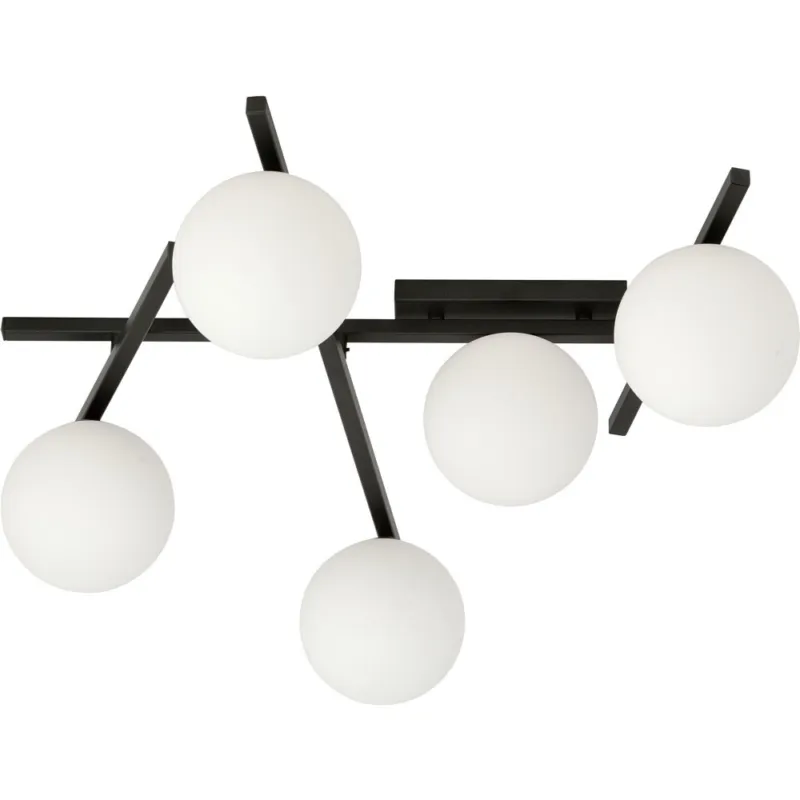 Lampa sufitowa szklane kule Smart V biało-czarno Emibig Sprawdź teraz