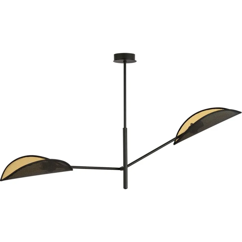 Lampa sufitowa designerska Vene II czarno-złota Emibig Najlepsza cena