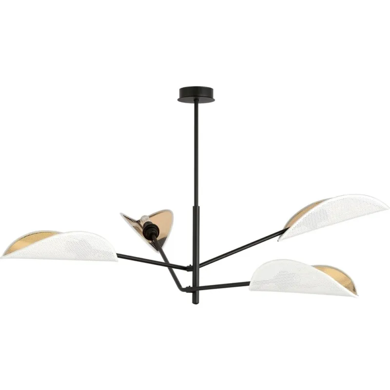 Lampa sufitowa designerska Vene IV biało-złota Emibig Kup teraz