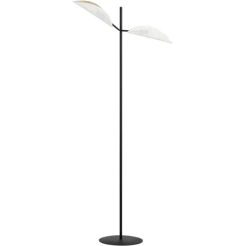 Lampa podłogowa designerska Vene biało-czarna Emibig Zamów dziś