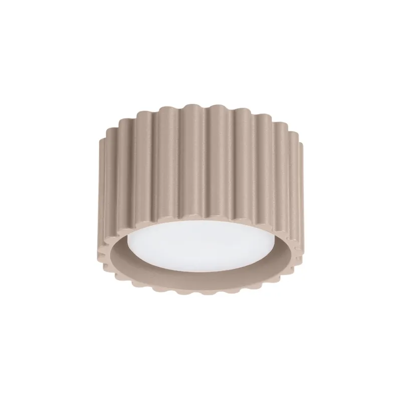 Niski spot sufitowy w kolorze taupe Medina 10 cm Kup teraz