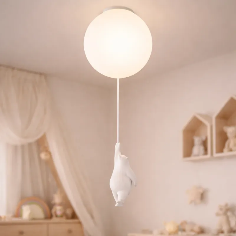 Dziecięca lampa sufitowa Balu M z misiem Wyprzedaż