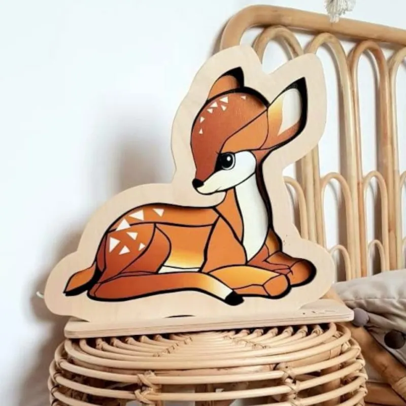 Dziecięca lampka LED jelonek Bambi Premium