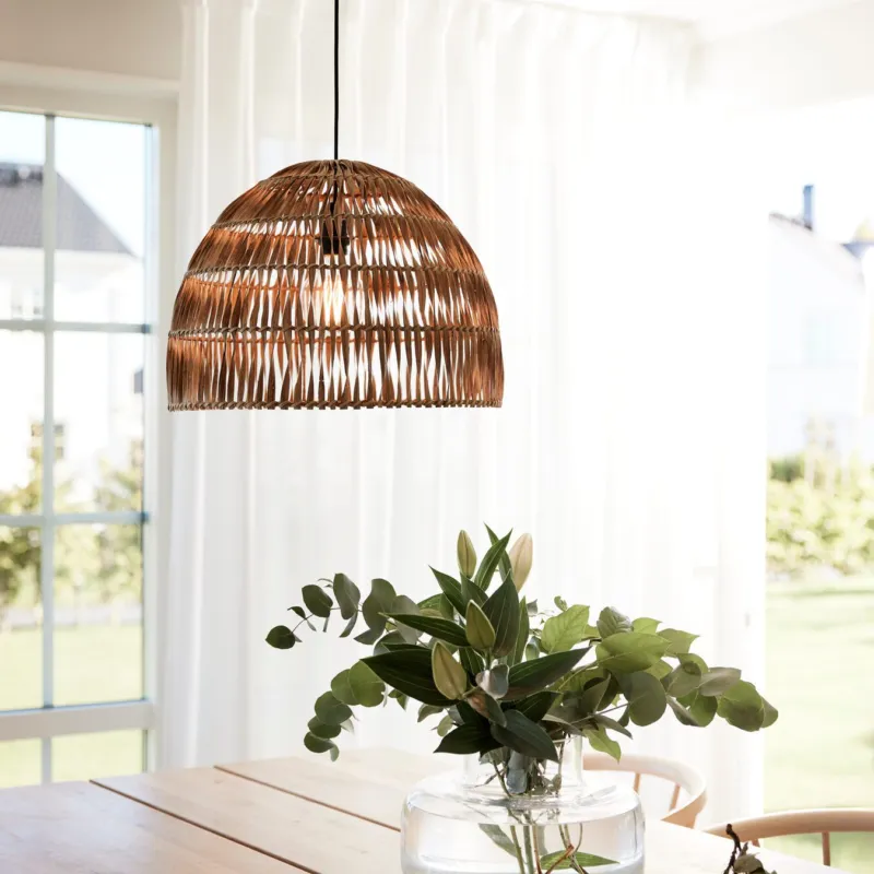 Cena promocyjna Lampa wisząca z rattanu Lace