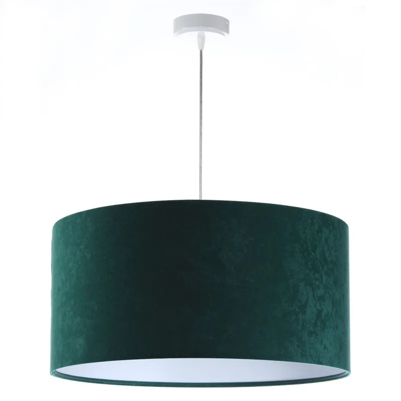 Wyjątkowa oferta Lampa wisząca Aida w kolorze zieleni butelkowej