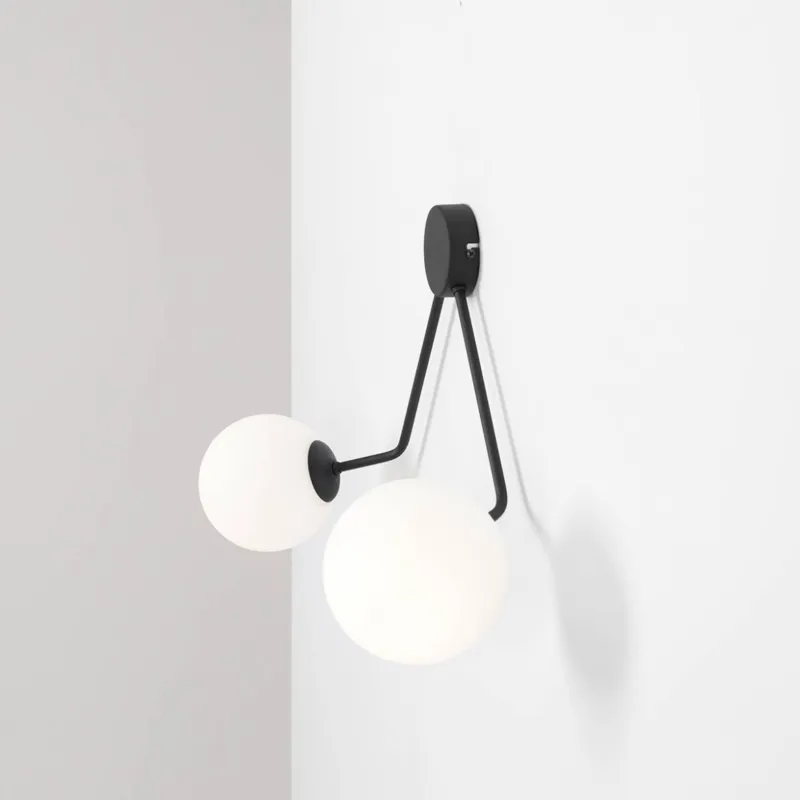 Do wyczerpania zapasów Lampa ścienna Tako z podwójnym źródłem światła