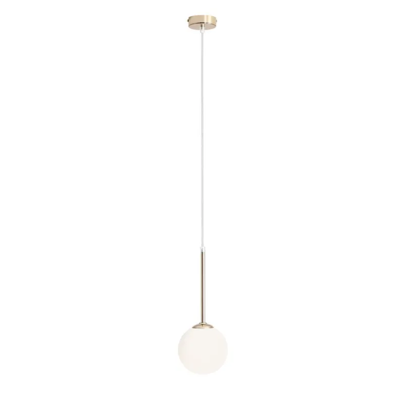 Złota lampa wisząca Bram XS z małym kloszem Tylko do końca tygodnia
