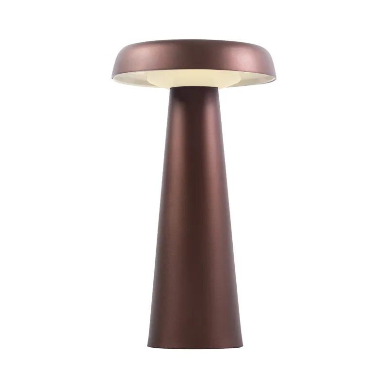 Brązowa lampa stołowa Arcello Okazja