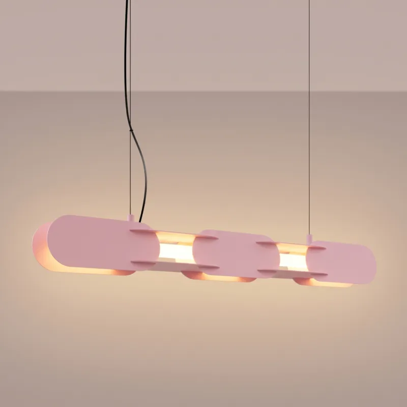 Różowa lampa wisząca Chain – idealna do pokoju nastolatki Sprawdź teraz