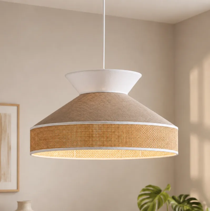 Abażurowa lampa wisząca Solana Oferta czasowa