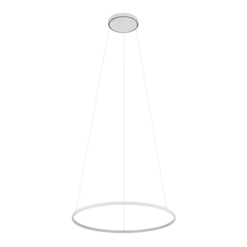 Biała lampa wisząca obręcz pozioma 60cm Nowodvorski 11604 Circolo LED M 21W 3000K CRI90 Nie przegap