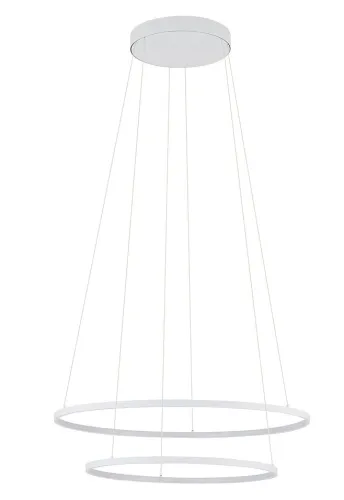 Biała lampa wisząca obręcze 60cm i 45cm Nowodvorski 11646 Circolo LED 67W 3000K Zamów dziś