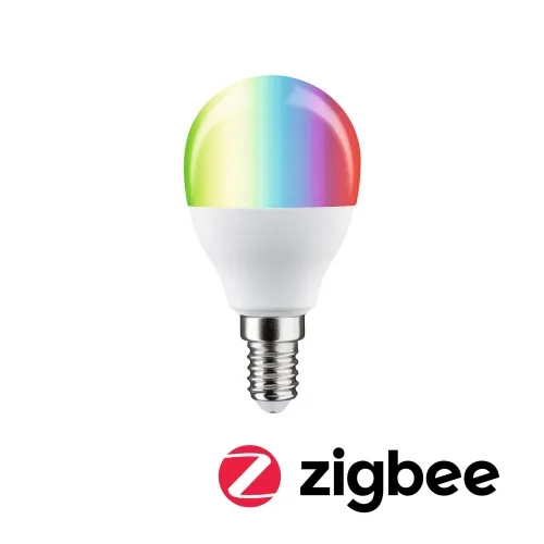 Żarówka Zigbee LED E14 kulka RGBW 5W 470LM Paulmann PL29150 kolorowa + odcienie bieli + ściemnialna Szybka wysyłka